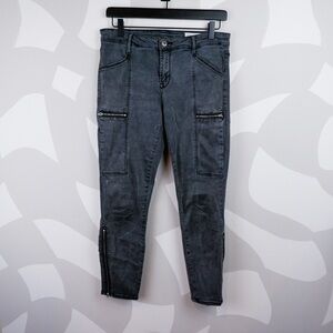 Pistola Charcoal Gray Utility Cargo Jeans | 29